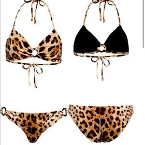 New Dolce & Gabbana Leopard Bikini